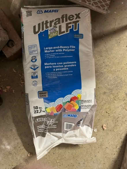 Photo of free 50lb Bag Thin Set gray color (North scottsdale) #1