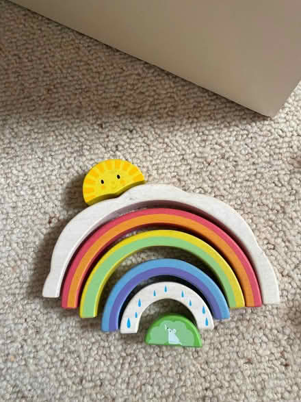 Photo of free Wooden stacking rainbow (Bloomfield) #1