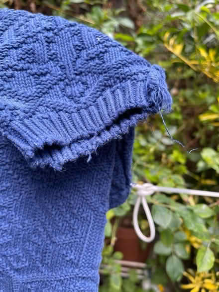 Photo of free Huge Gap sweater 4 repair (Finsbury Park N4) #4