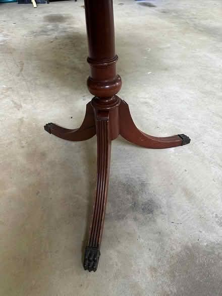 Photo of free antique wood table (6501 Fallwind Lane Bethesda) #4