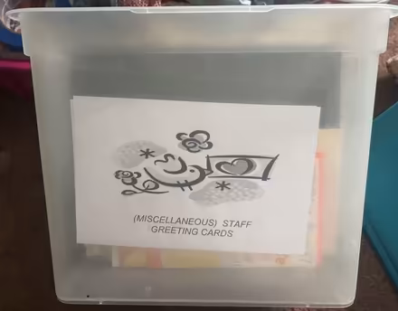 Photo of free Container of greeting cards (W 12 Mile Road &Telegraph) #3