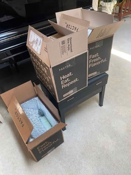 Photo of free Insulated boxes with ice packs (South Downers Grove near YMCA) #1