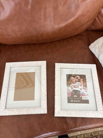 Photo of free 10x8 white picture frames (Westmont and Harriet Ave) #1