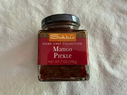 Photo of free Sukhi's Mango Pickle 7 oz. jar (Cupertino - DeAnza and 280) #1