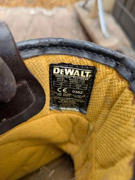 Photo of free Work boots size 8 (BR1) #3