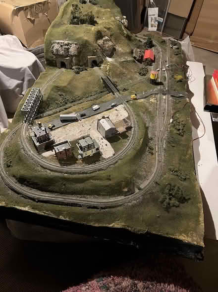 Photo of free N-scale railroad layout (Glen Ellyn) #1