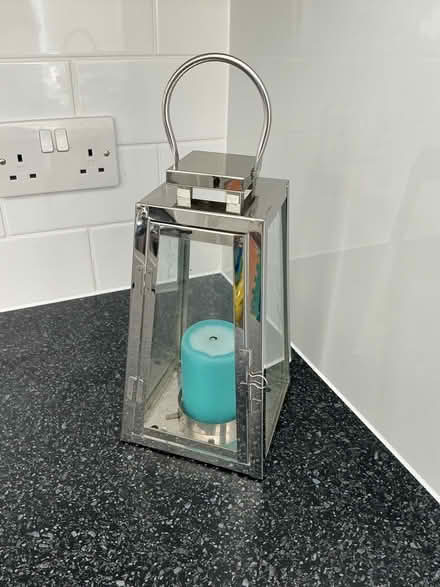Photo of free Garden lantern with candle. (Beaconsfield HP9) #1