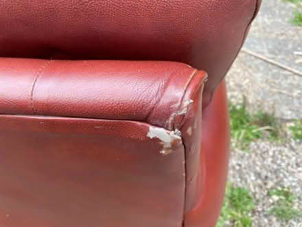 Photo of free Brown 2 seater leather sofa (Wigmore HR6) #2