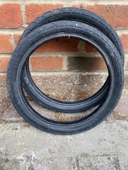 Photo of free 14” bike tyres (East Hanney) #1