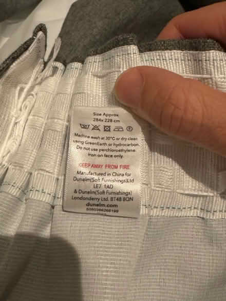 Photo of free Dunelm pencil pleat curtains (Grove Park, Chiswick, W4) #3