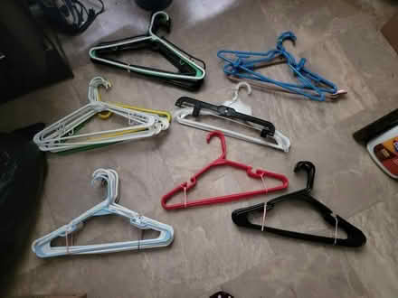 Photo of free Plastic Clothes Hangers (north philadelphia) #1