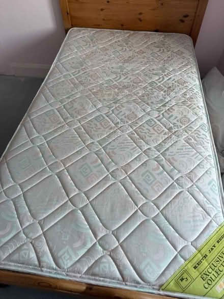 Photo of free Large single bed frame and mattress (Felpham PO22) #2
