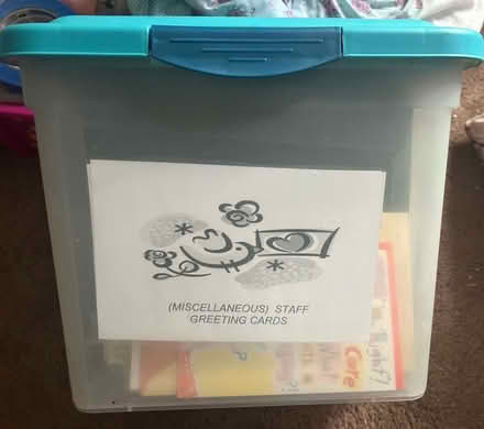 Photo of free Container of greeting cards (W 12 Mile Road &Telegraph) #1