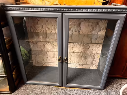 Photo of free Wall display cabinet (Spondon DE21) #1
