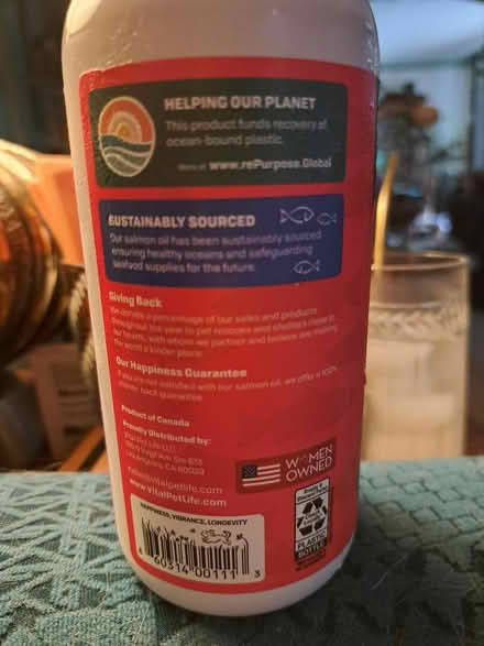 Photo of free Vital Pet Life Salmon Oil (16 oz) (Brightwood-Takoma) #3