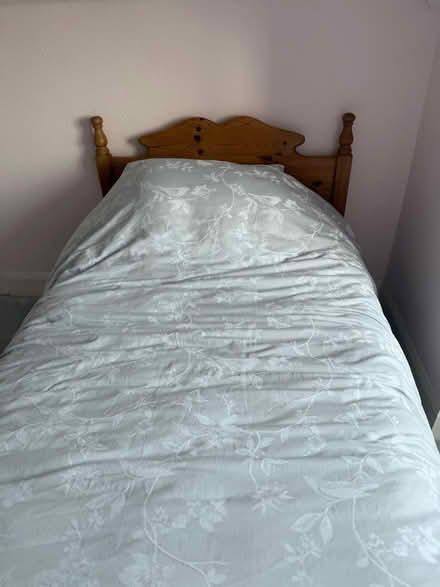 Photo of free Large single bed frame and mattress (Felpham PO22) #3