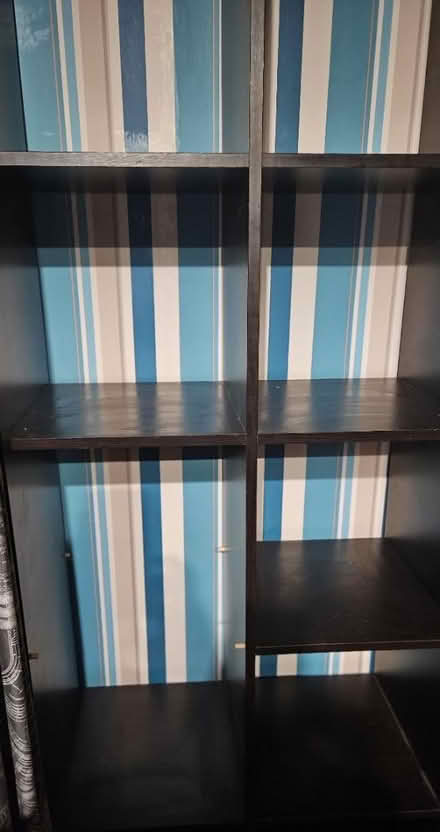Photo of free Large ikea Kallax unit dark brown (Darwen BB3) #4
