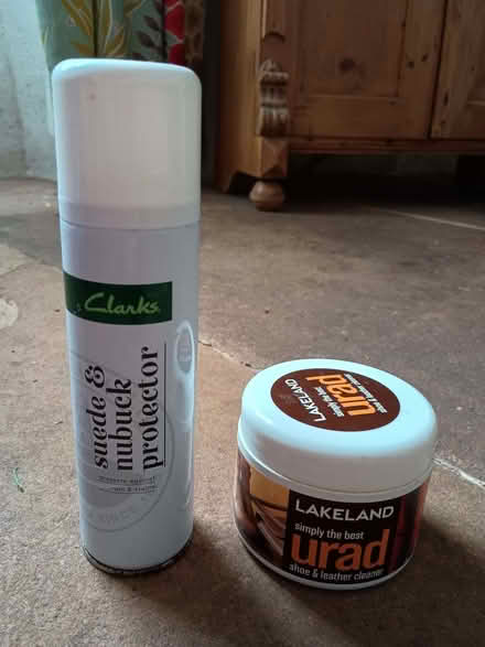 Photo of free Shoe Care - leather cleaner + suede protector (Greystoke CA11) #1
