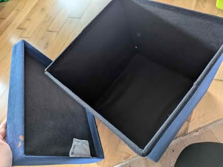 Photo of free 2 storage stools with comfy top (BD21 - Long Lee) #3