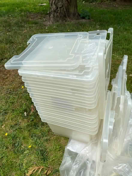 Photo of free Storage boxes x10 of 12āx7.5 (Dore S17) #1