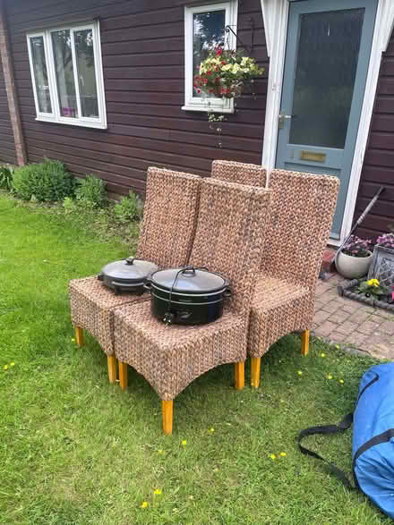Photo of free Two electric cooking pan, and Chairs (Sherwood KT11) #1