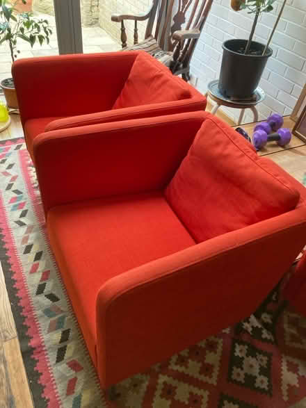 Photo of free Two IKEA armchairs (Panshanger AL7) #1