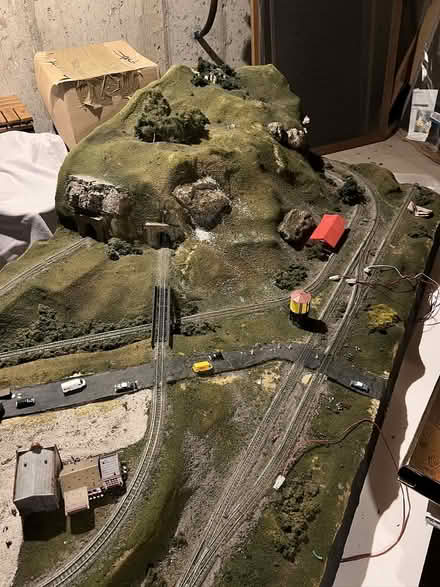 Photo of free N-scale railroad layout (Glen Ellyn) #2