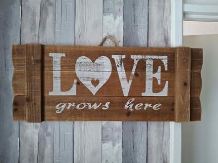 Photo of free Wooden hanging sign (Highwoods, CO4) #1