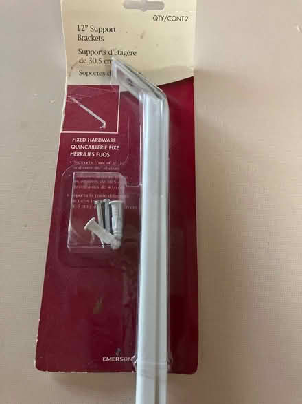 Photo of free 12” support brackets (Bensenville) #1