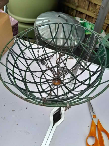 Photo of free Two metal hanging baskets (Earley RG6) #1