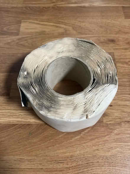 Photo of free Weird black sticky tape/gunk (St Mark's GL51) #1