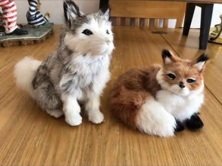 Photo of free Fluffy Wolf & Fox Ornaments (Cheshunt En8) #1