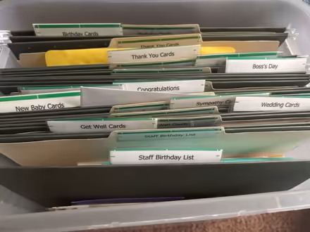 Photo of free Container of greeting cards (W 12 Mile Road &Telegraph) #2