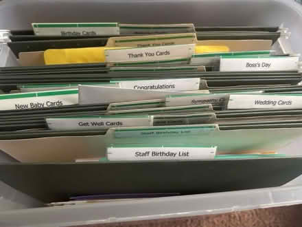Photo of free Container of greeting cards (W 12 Mile Road &Telegraph) #2