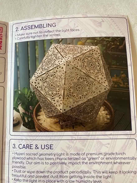 Photo of free Sacred geometry light (Waltham ma) #3
