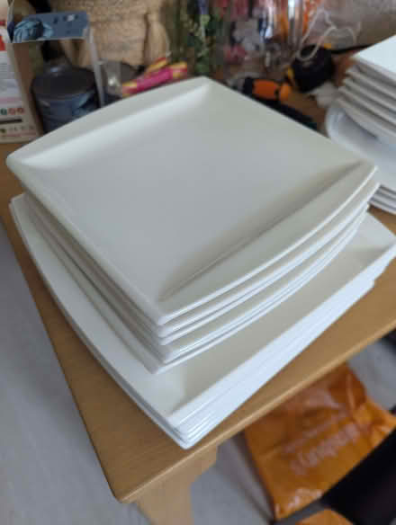 Photo of free Set of square white crockery (Abraham Heights LA1) #4