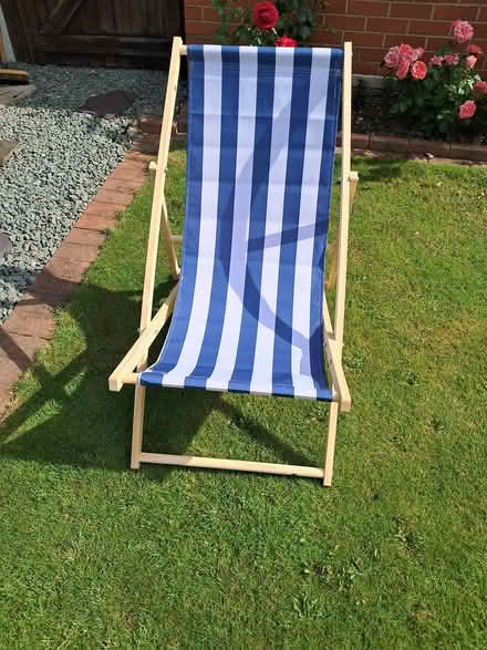 Photo of free 2 deck chairs new (Derby DE22) #4