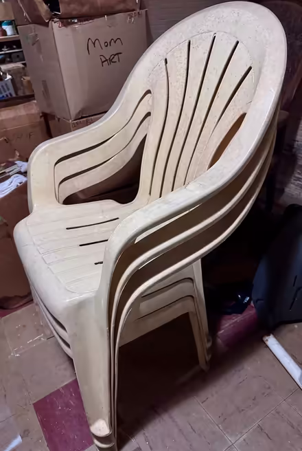 Photo of free Plastic chairs (Chevy Chase DC) #1