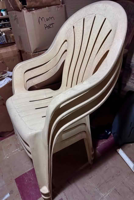 Photo of free Plastic chairs (Chevy Chase DC) #1