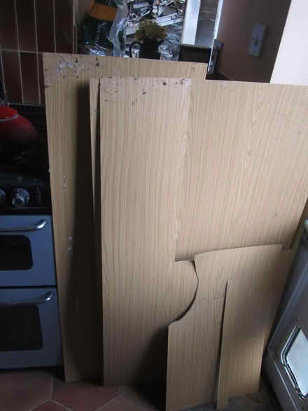 Photo of free wood finish formica sheets (Finchley N12) #1
