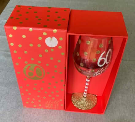 Photo of free Celebration glass - 60th birthday (Fleetville AL1) #1
