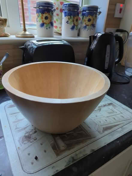 Photo of free Wood bowl (Haxby York YO323) #1
