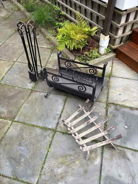 Photo of free Iron fire place set (59 Larchwood Dr Cambridge MA) #1