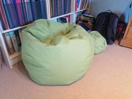 Photo of free Beanbag and matching cushion/pillow (Allington NG32) #1