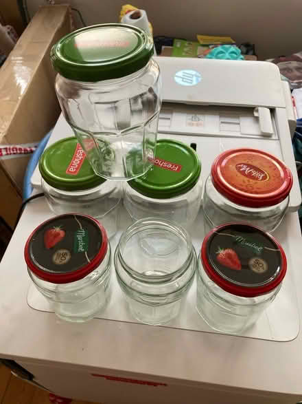 Photo of free Jam jars / 4 big / 3 small (High Street, Twerton BA2) #1