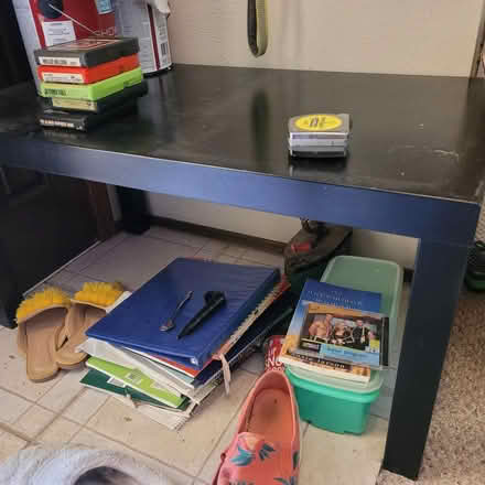 Photo of free Simple Black table (tramway/4 hills road) #1
