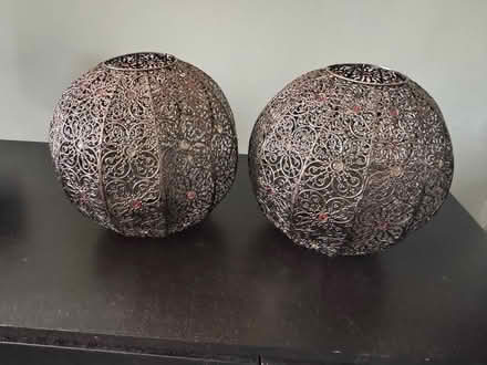 Photo of free 2 pretty lampshades (Bs37 5tf) #1