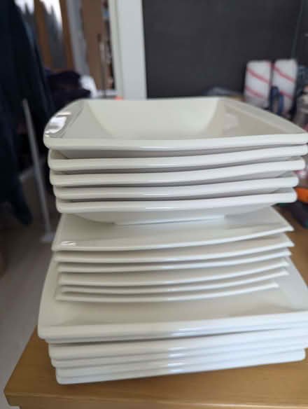 Photo of free Set of square white crockery (Abraham Heights LA1) #1