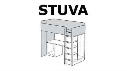 Photo of free Ikea STUVA bed - bed only, NOT cupboard, desk or mattress (Welling DA7) #1