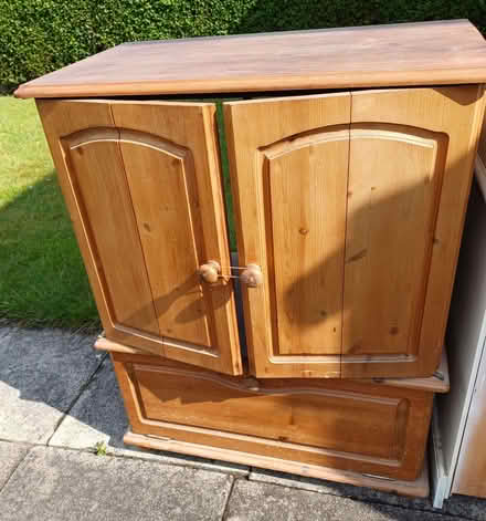Photo of free Pine TV unit (Ponteland) #3
